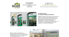 Desktop Screenshot of batteriezentrale-muenchen.de